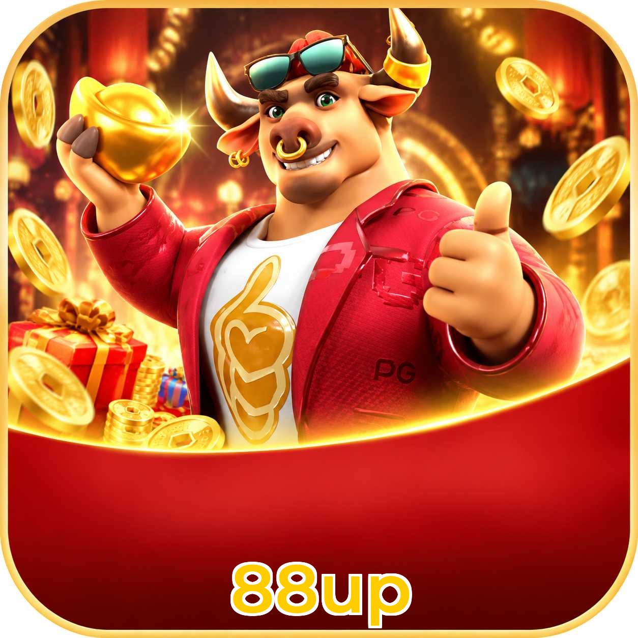Contedo de jogos no canal Telegram 88up